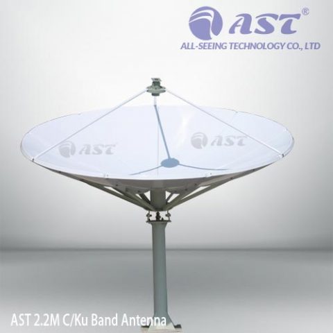 AST 2.2 meter TVRO antenna