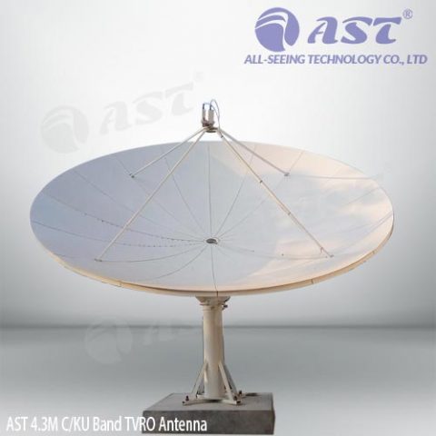 4.3m TVRO antenna