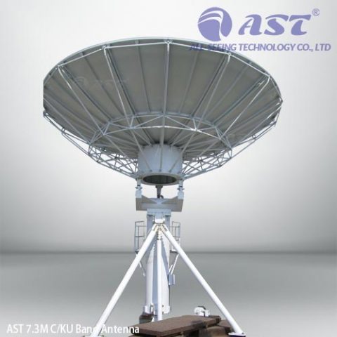 AST 7.3 meter fixed antenna