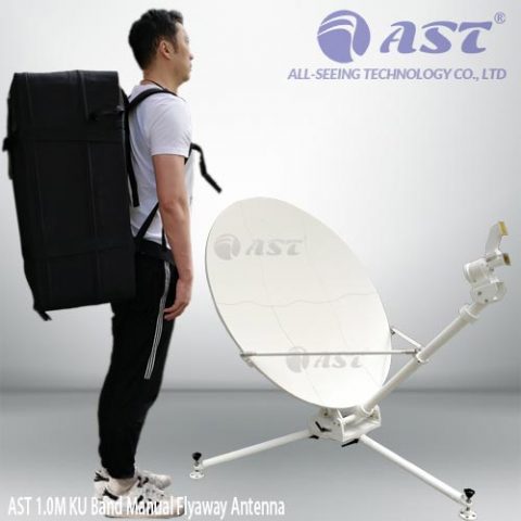 FA100 1.0m manual flyaway antenna