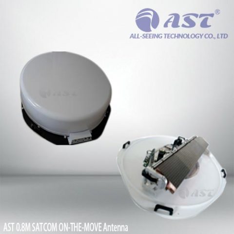 0.8m on-the-move antenna